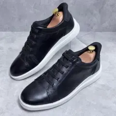 【ROCKPORT】ロックポート 25.5cm スニーカー レザー ゴム 黒のサムネイル