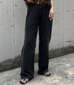 週末限定値下げ！【全骨格カバーできる美脚パンツ】ウエストベルトパンツ