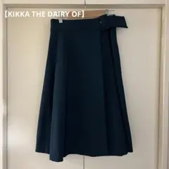 【KIKKA THE DAIRY OF】巻きスカート ブルー SIZE 38のサムネイル