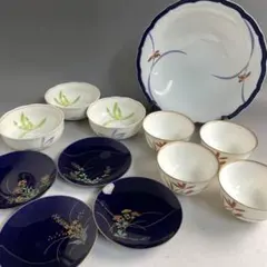 作者不明 小皿 金彩草花紋 五客 B 無傷 銘あり 箱無。 - メルカリ