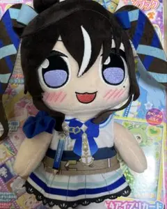 けいおん!！ スーパーDX猫耳カチューシャ付き ぬいぐるみ 中野梓 秋山