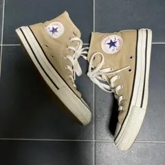 CONVERSE ベージュ ハイカットスニーカー