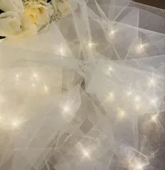 ウェルカムスペース　オーガンジーテーブルクロス LED付き