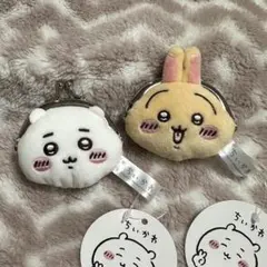 ちいかわ　ミニがま口ポーチ　2個セット　ちいかわとうさぎ