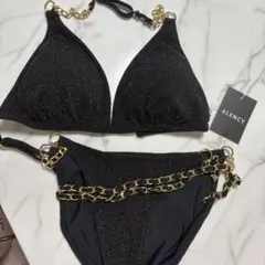 新品　ALENCY ラメ水着