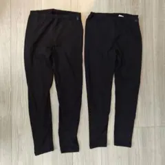 2枚組 UNIQLO HEATTECH ULTRA WARM 140cmブラック