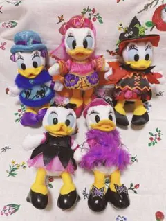 デイジーダック　ぬいぐるみバッジ　セット　ハロウィン