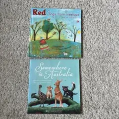 洋書 絵本 2冊セット Red Sings from Treetops 他