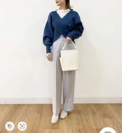 SENSE OF PLACE by URBAN RESEARCH ニット　ブルー