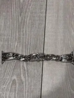 Apple Watchシルバーチェーンバンド　クロム　17㎝