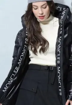 MONCLER モンクレール　CLAIR　　ロゴ　ダウン　ブラック