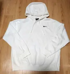 Nike ホワイト フード付きパーカー