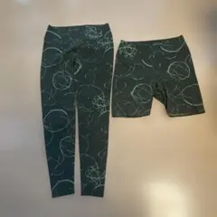 ユニクロ エアリズム　レギンスパンツ S　2本セット　ロング&ショート