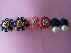 イヤリング3個セット