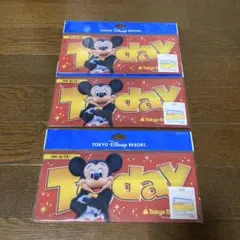 東京ディズニーリゾート Today ミッキー ミニー 3枚セット