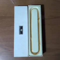 マリオバレンチノ　ゴールド系 チェーンネックレス　幅 約5㎜ 長さ 約41㎝のサムネイル