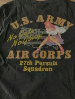 AVIREX 半袖 Tシャツ U.S. ARMY ブラックのサムネイル