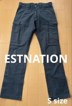 【ESTNATION】ジップ カーゴパンツ