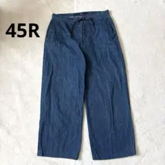45R ベイカーパンツ ヒッコリー ストライプ サイズ0 ハイライブ ワイド