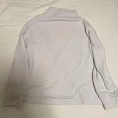 UNIQLO ソフトニットフリースモックネックT 長袖カットソー Sオフホワイト