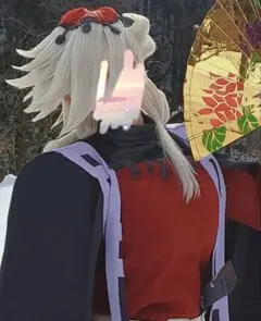 鬼滅の刃　童磨　コスプレ　ウィッグ