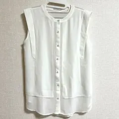 【OPAQUE.CLIP】　ノースリーブブラウス　M