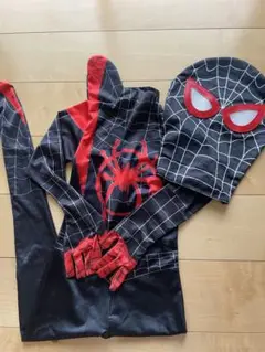 ブラックスパイダーマン コスチューム 子供用　Lサイズ
