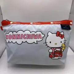 ●8069 LeSportsac レスポートサック ハローキティ　ポーチ　日本