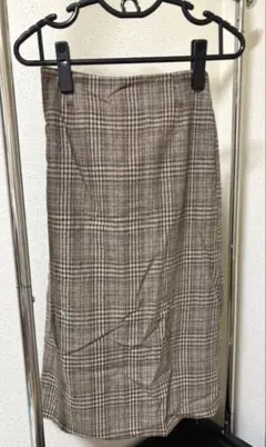 continuer de ナイスクラップ　チェック柄タイトスカート
