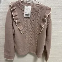 mezzo piano フリル付きセーター 130cm