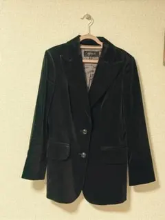 ベロア テーラードジャケット