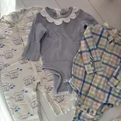 ロンパース・カバーオール3点セット　80cm