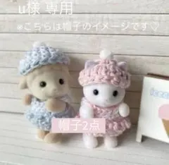 u様 専用 帽子2点(パステルカラー)