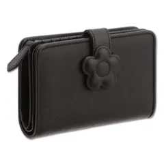 マリークワント　デイジーパッチスナップ2 Lウォレット