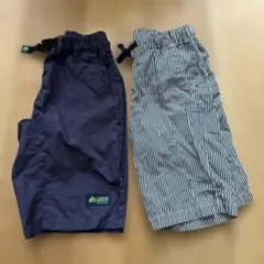 LOGOS /H&M ハーフパンツ140/135 2枚まとめ売り