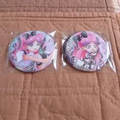 キミとアイドルプリキュアキラッキランランフェスタ ハート缶バッジ