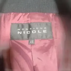 MONSIEUR NICOLE シングルライダースジャケット 46のサムネイル