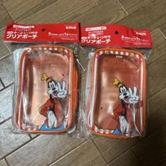 KIRIN ディズニー キーチェーン付きクリアポーチ グーフィー 2個セット