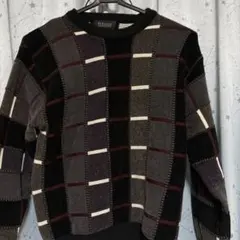 vitesse チェック柄 ニットセーター