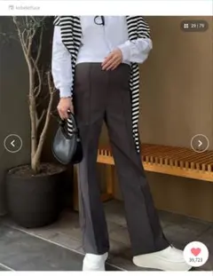 神戸レタス / のびのびストレッチセンターラインマタニティパンツ