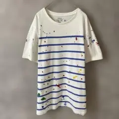ラルフローレン スプラッシュペイント ボーダーTシャツ ボーイズXL 170