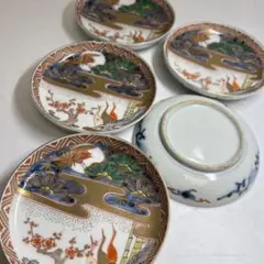 古伊万里金襴手　和食器 小皿 5枚セット 鳳凰　５－15 古伊万里金襴手 和食器 小皿 5枚セット 鳳凰 5－15 - メルカリ