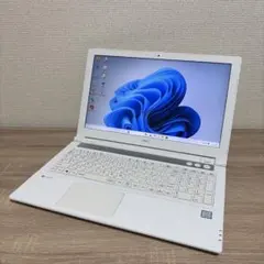 NEC LAVIE 15.6インチ ノートPC ホワイトSSD換装済