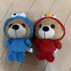 セサミストリート　ユニバーサルスタジオジャパン　エルモ&クッキーモンスター