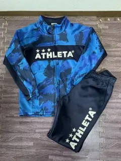 ATHLETA ジャージ 140 青/紺