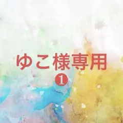 ゆこ様確認専用ページ❶【取り置き中　3月31日迄】