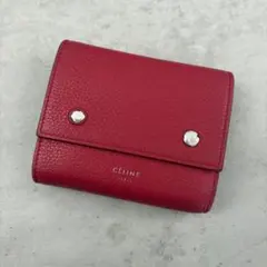 【値下げ】CELINE 三つ折り財布 ピンク フィービー roseのサムネイル