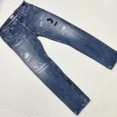 リデアル Pine 赤耳 セルビッジ ダメージ加工 デニムパンツ 日本製W32のサムネイル
