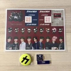 【新品未使用】Snow Man 音故知新 特典ステッカー&アクスタ&缶バッジ