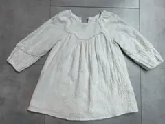 ZARA 白ワンピース　3-4Y 104cm